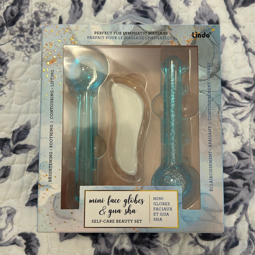 New! Lindo Mini Face Globes & Gua Sha